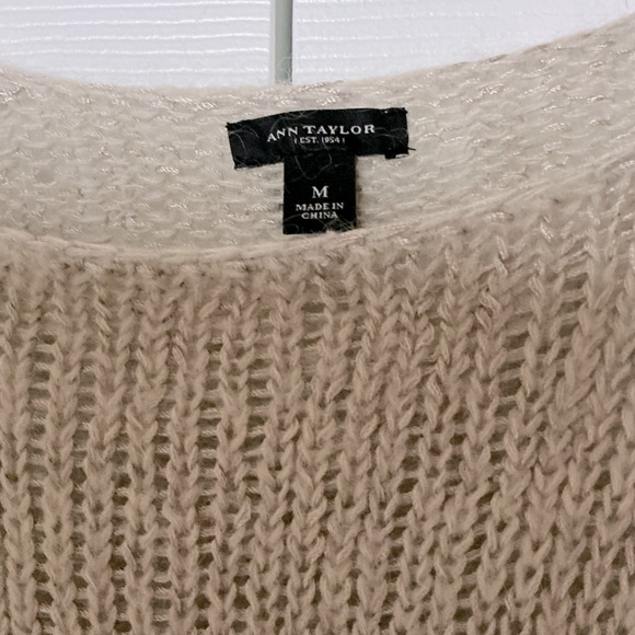 Ann Taylor mohair blend sweat sweater - Picture 3 of 5